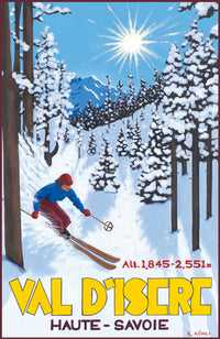 Val d'Isère: 'Off - piste Skier' - Pullman Editions