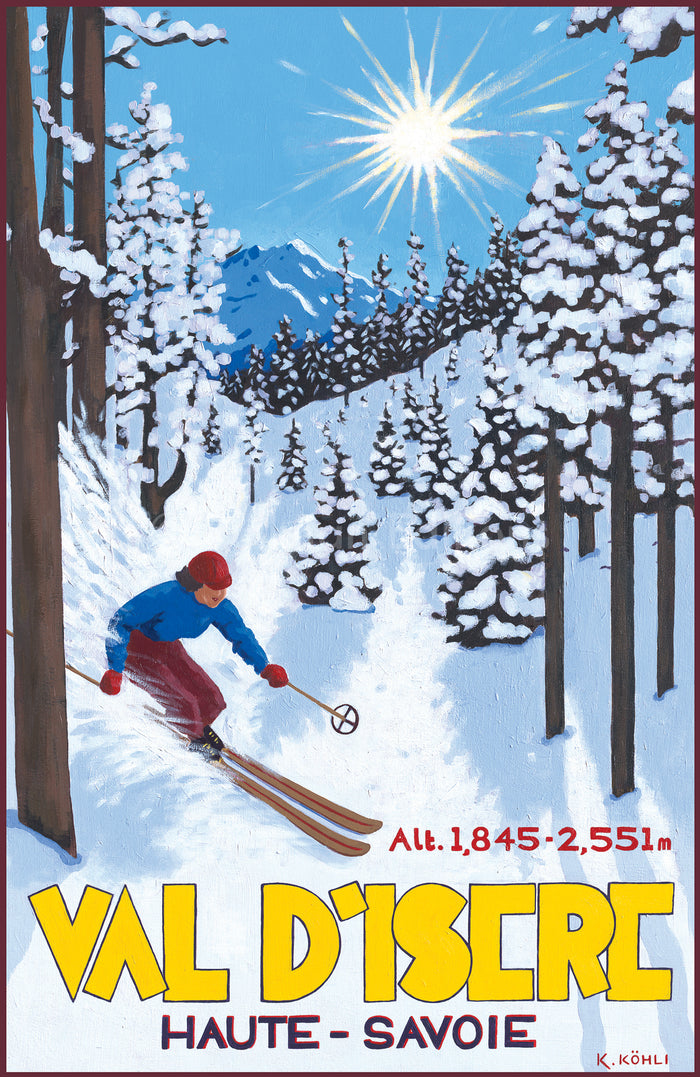 Val d'Isère: 'Off - piste Skier' - Pullman Editions