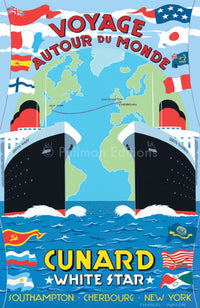 Voyage Autour Du Monde - Cunard - Pullman Editions