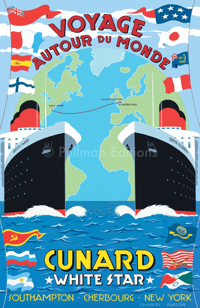 Voyage Autour Du Monde - Cunard - Pullman Editions