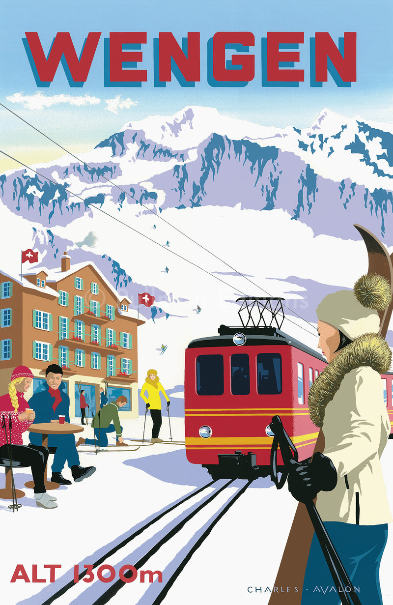 Wengen: 'Ski Train'